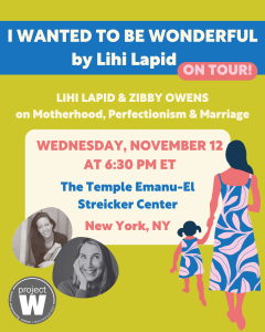 LIHI LAPID & ZIBBY OWENS - Temple Emanu-El Streicker Center